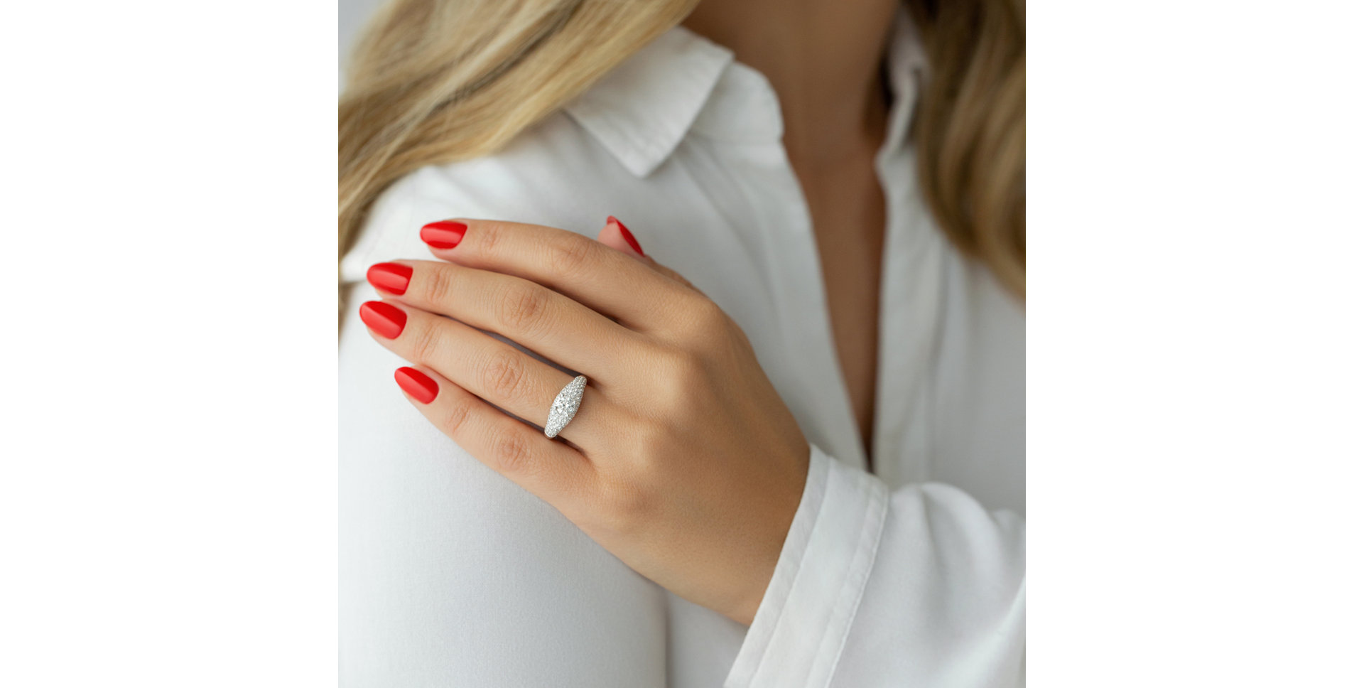 Prsteň s diamantmi Abigail