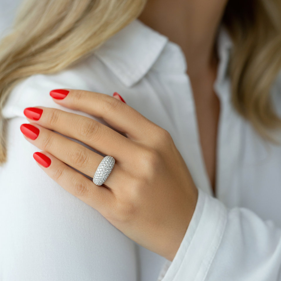 Prsteň s diamantmi Zahra