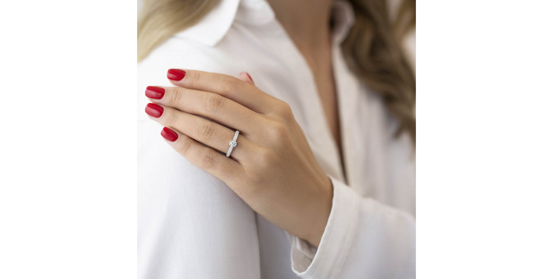 Prsteň s diamantmi Odette