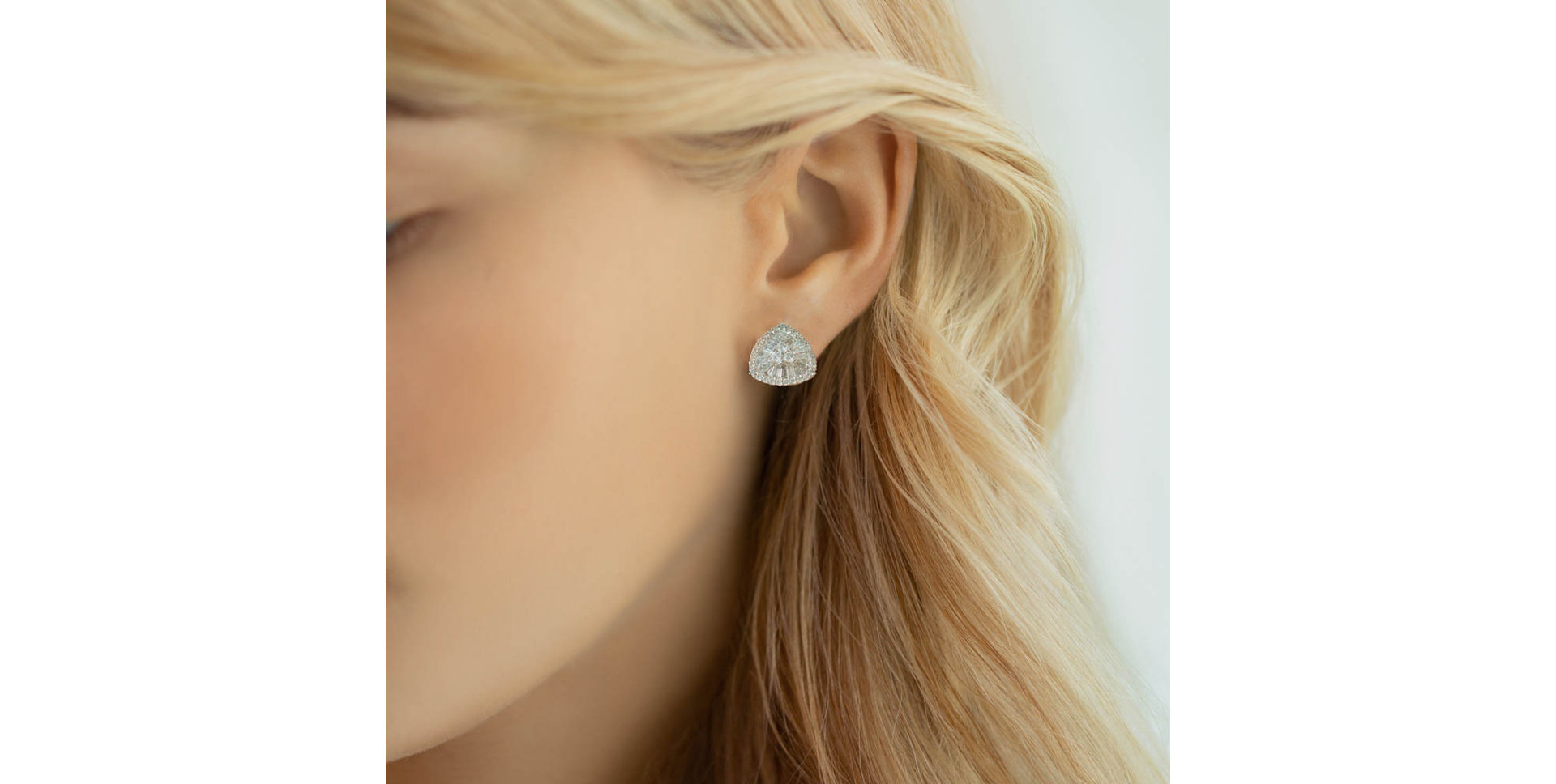 Náušnice s diamantmi Derry