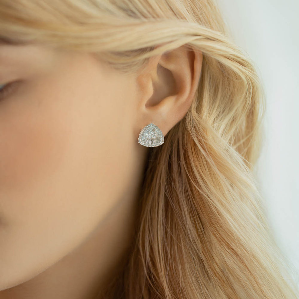 Náušnice s diamantmi Derry