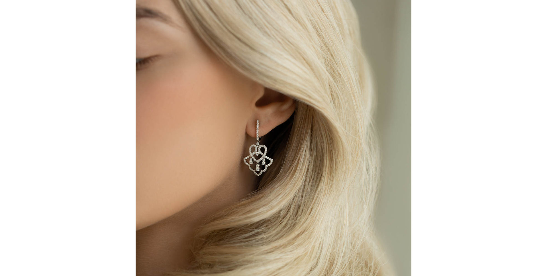 Náušnice s diamantmi Kuzco