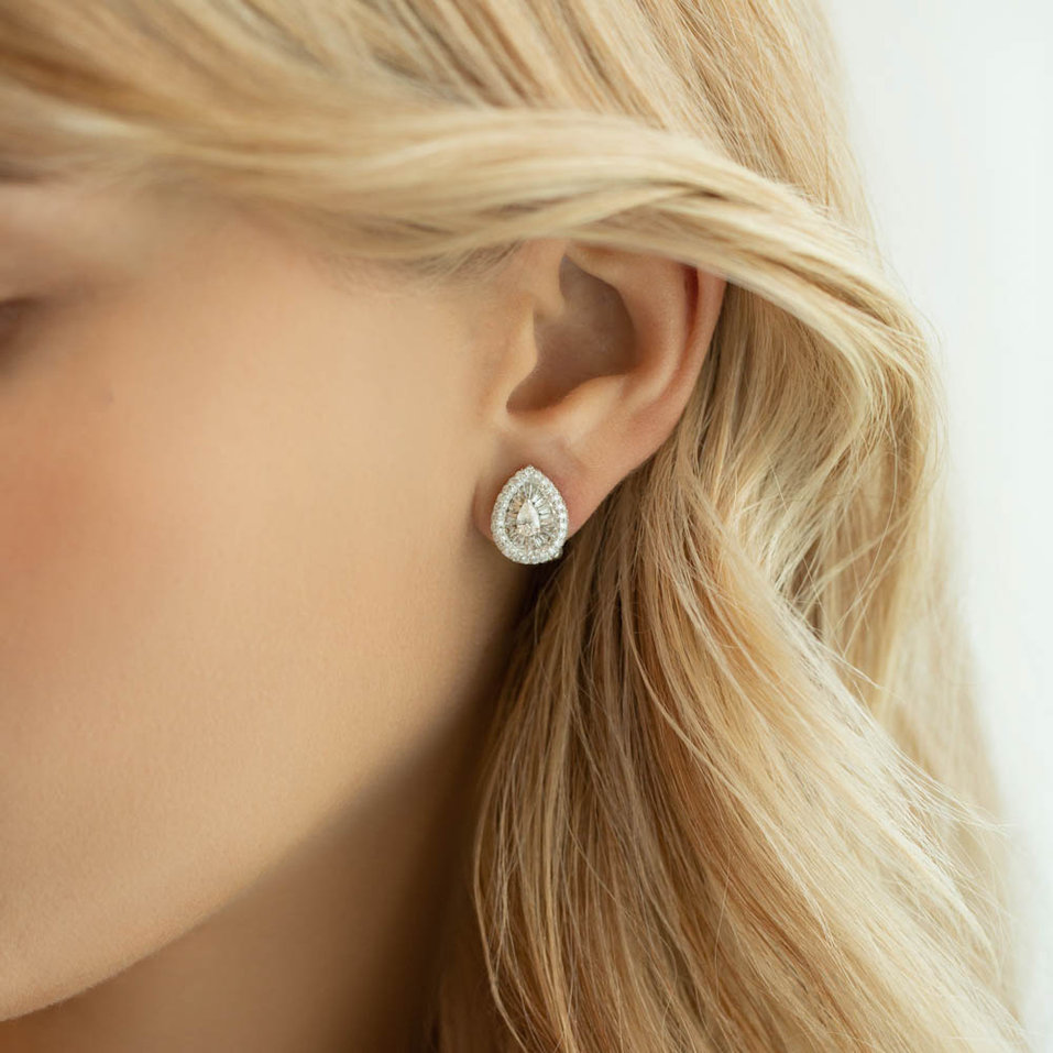 Náušnice s diamantmi Deva