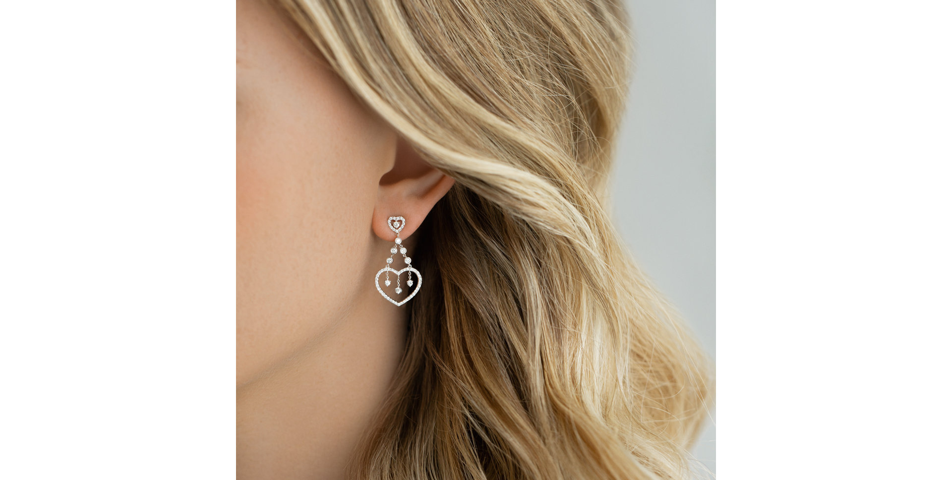 Náušnice s diamantmi Grand Lovers