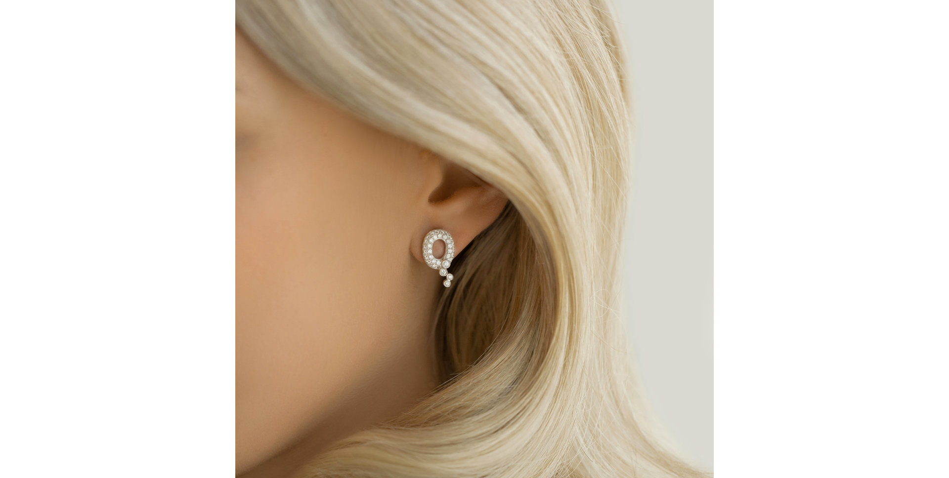 Náušnice s diamantmi Chanelle