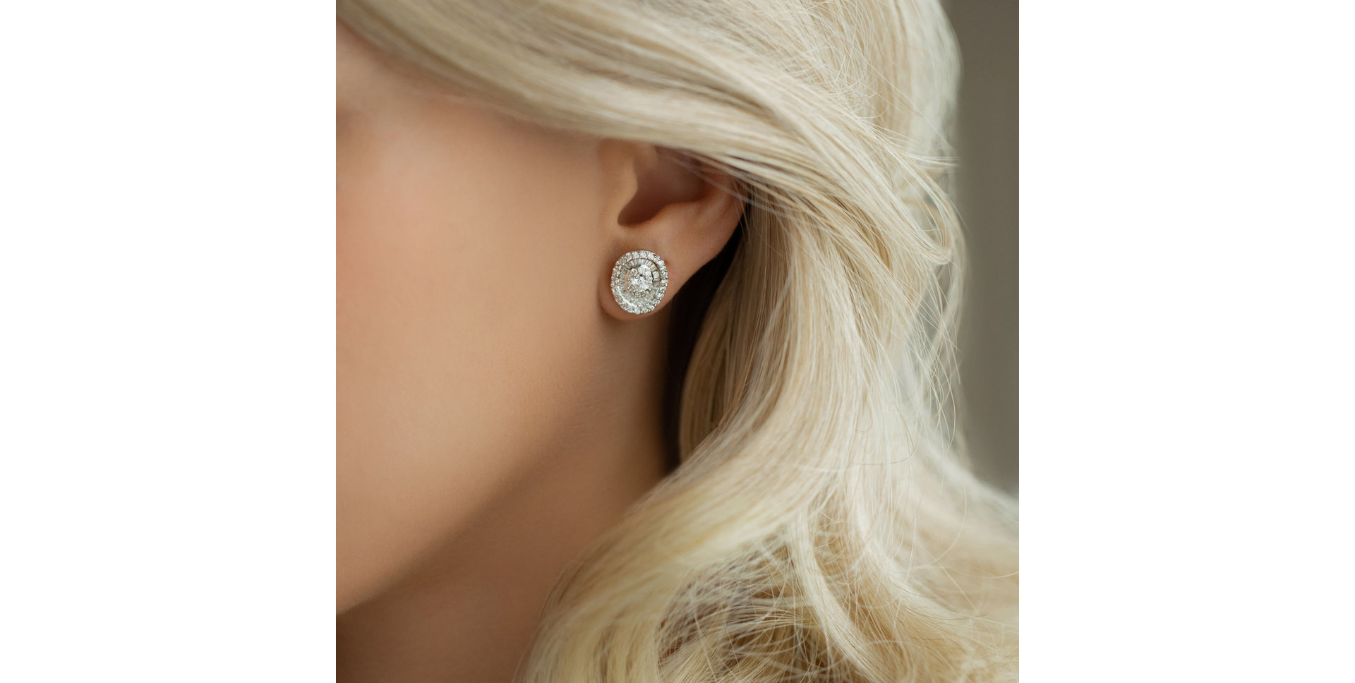 Náušnice s diamantmi Chandra