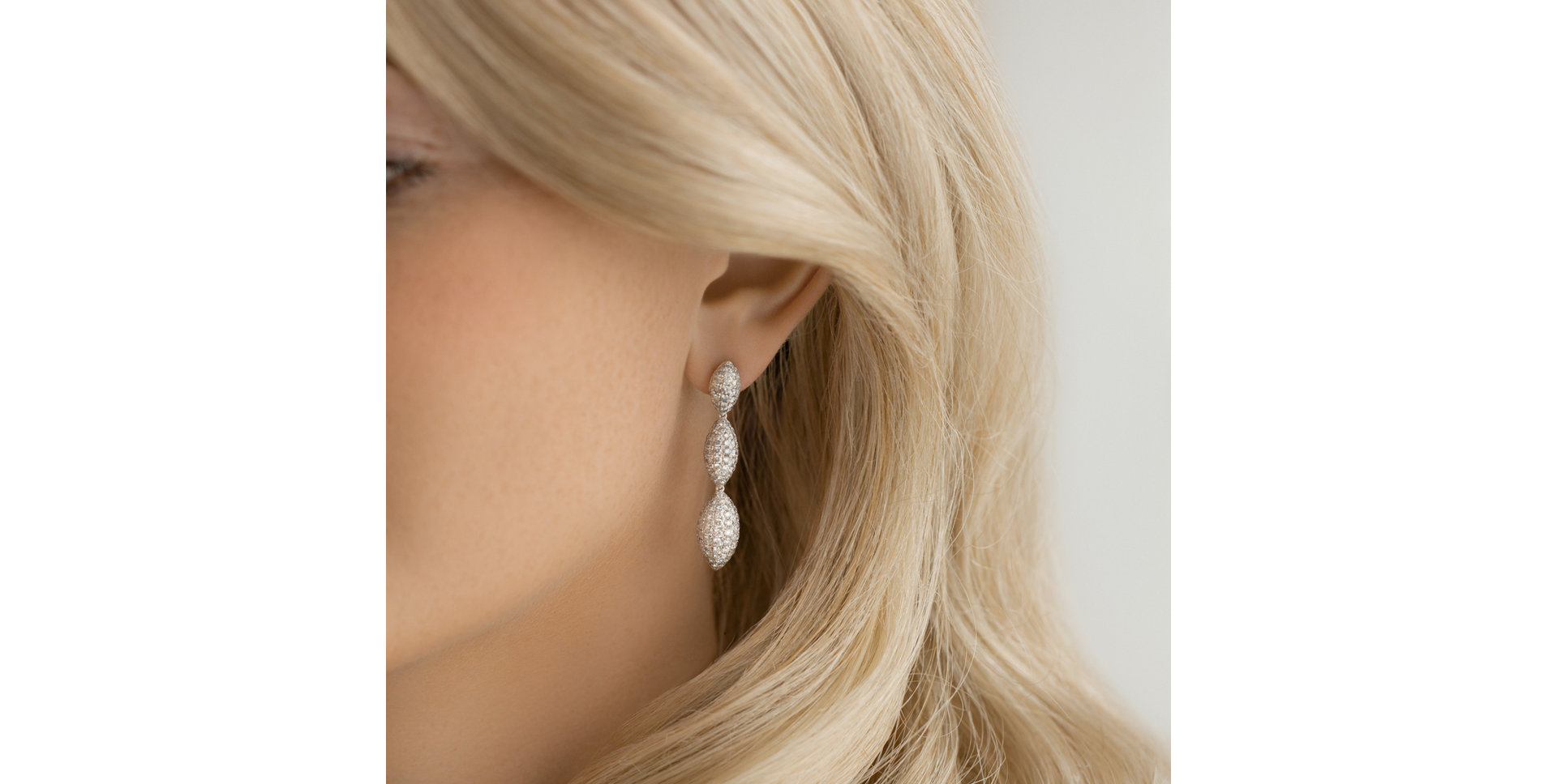 Náušnice s diamantmi Connah