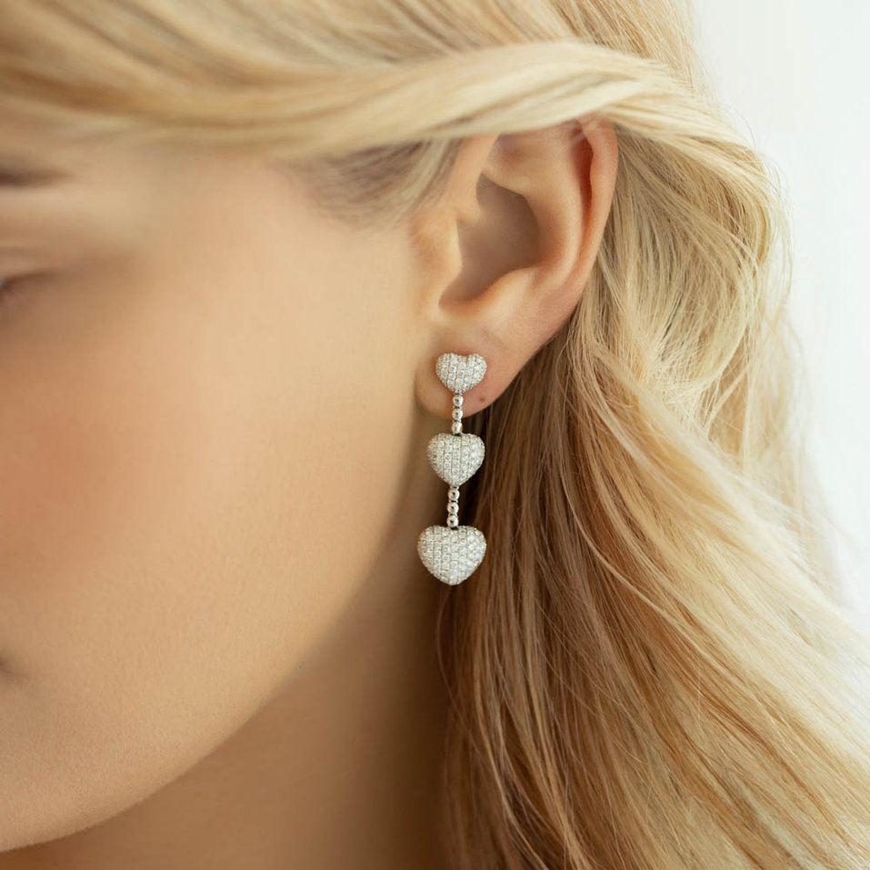 Náušnice s diamantmi Aryana