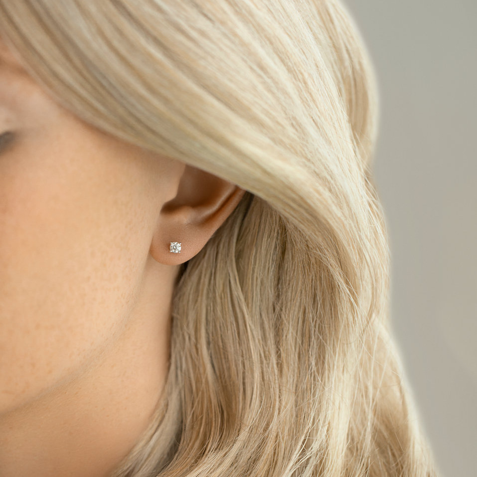 Náušnice s diamantom Star Celebration