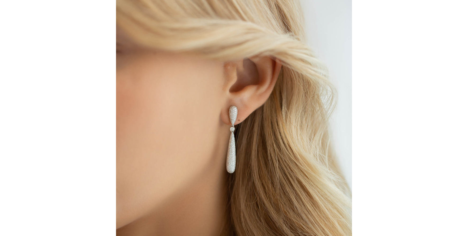 Náušnice s diamantmi Starry Sky