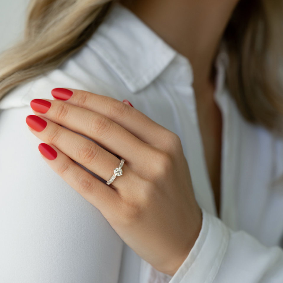 Prsteň s diamantmi Sicilia