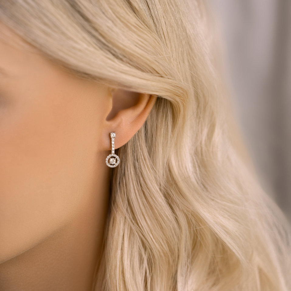 Náušnice s diamantmi Devotion of Stars