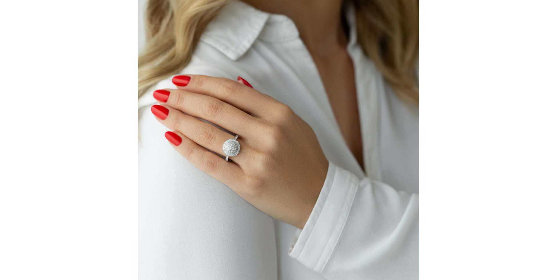 Prsteň s diamantmi Lathika