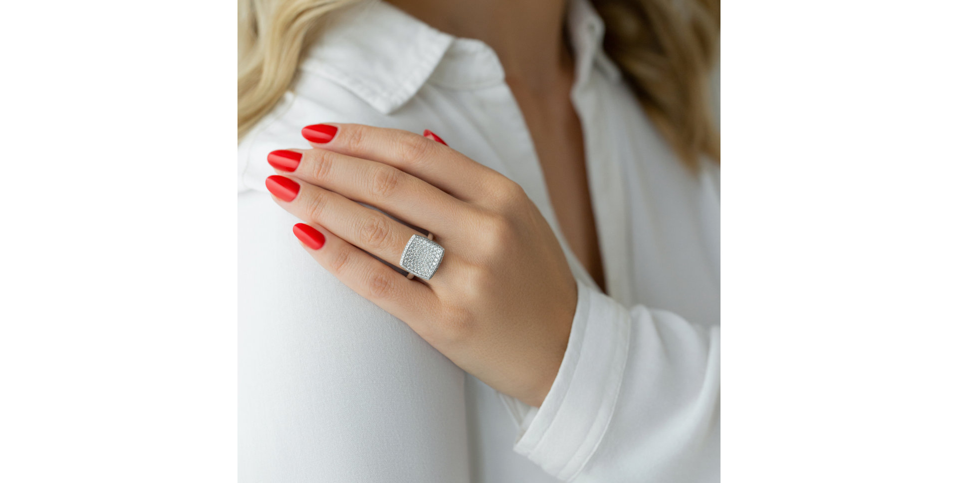 Prsteň s diamantmi Cinderella