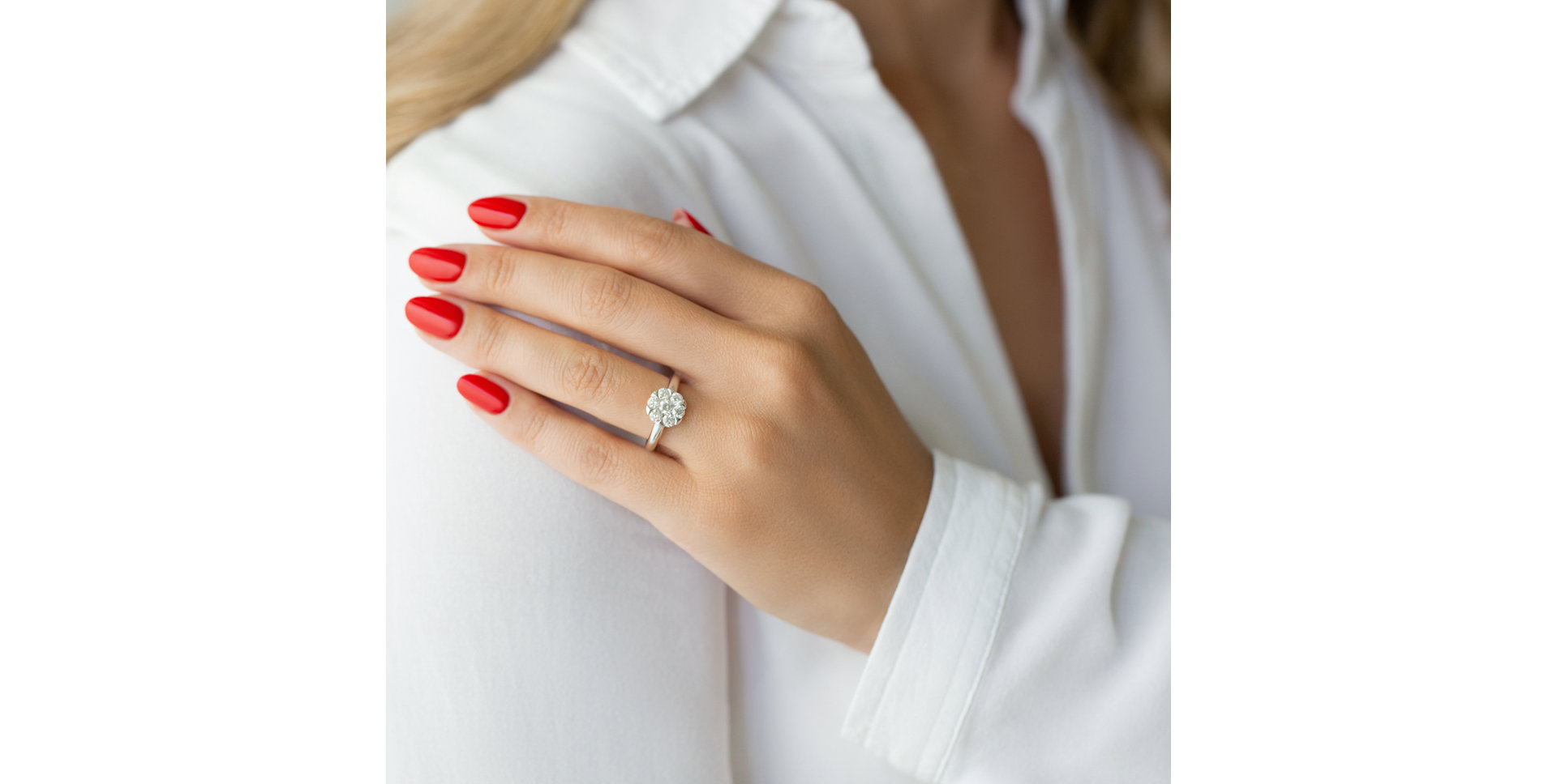 Prsteň s diamantmi Hidden Bloom