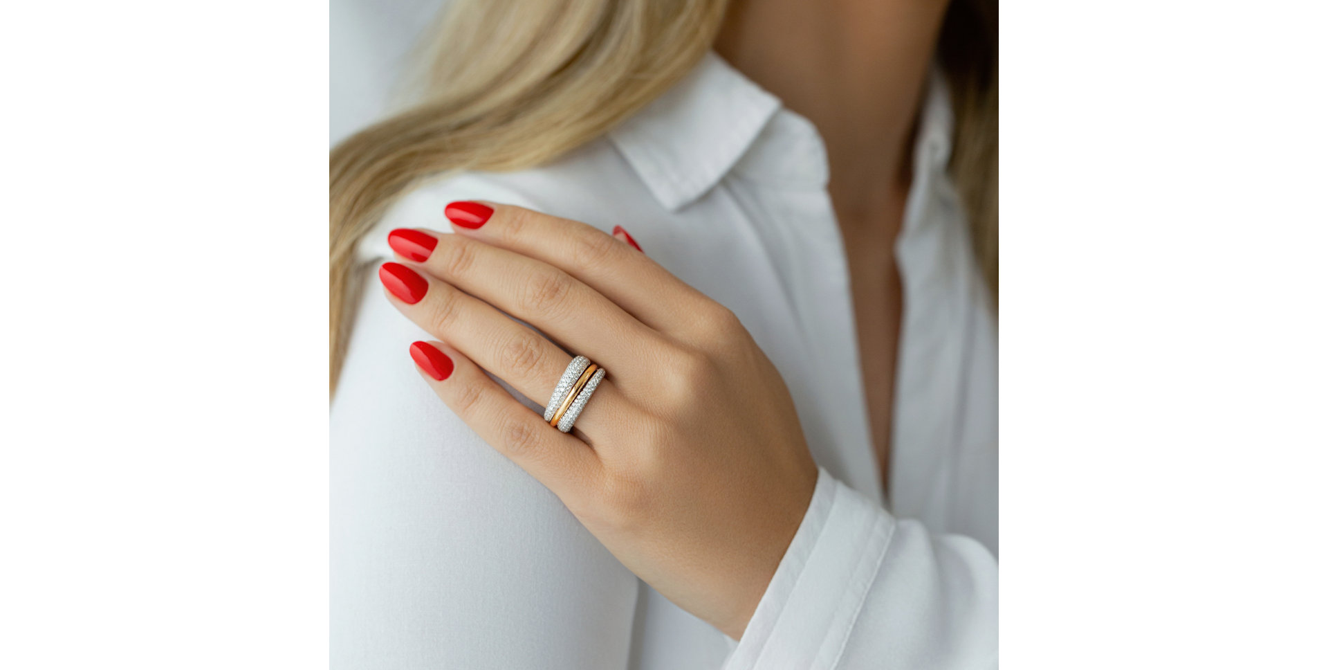 Prsteň s diamantmi Marija