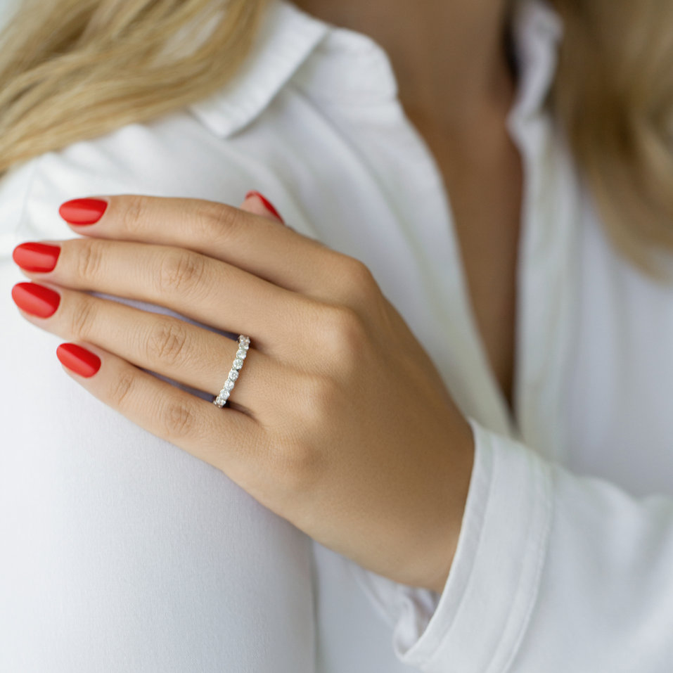 Prsteň s diamantmi Chansons