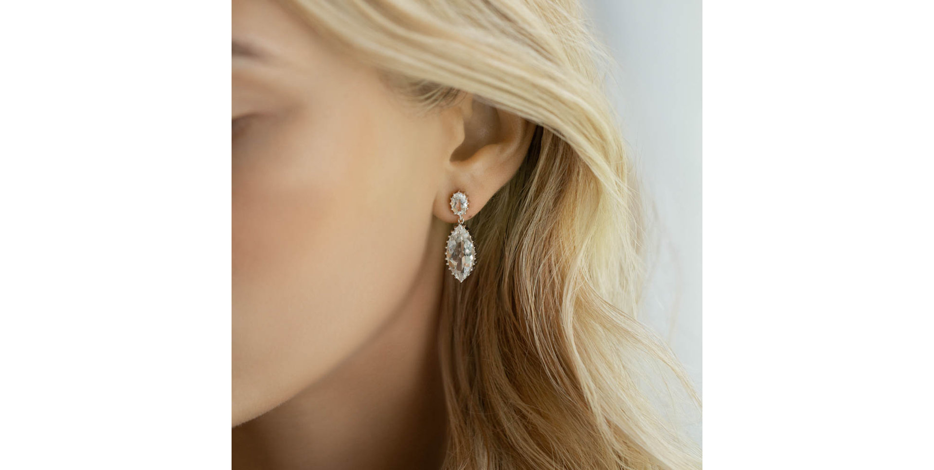 Náušnice s topásmi Overnight Express