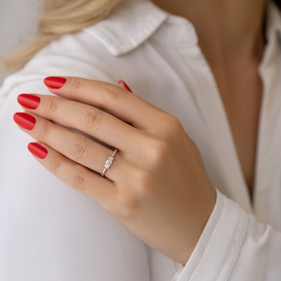 Prsteň s diamantmi Precision Love