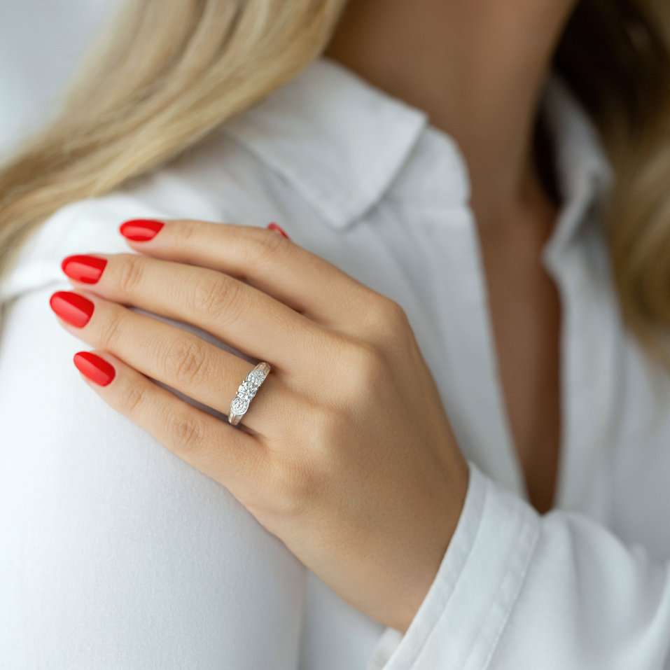 Prsteň s diamantmi Broadway Sky