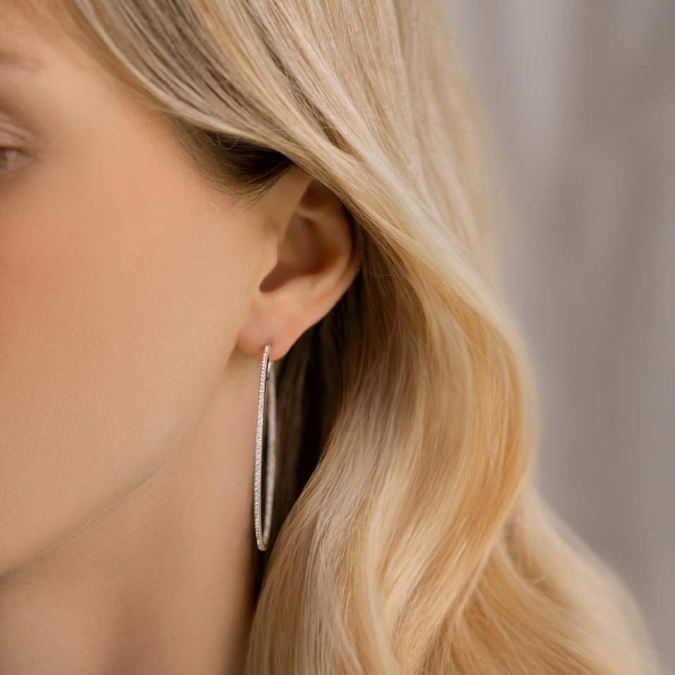 Náušnice s diamantmi Nimerah