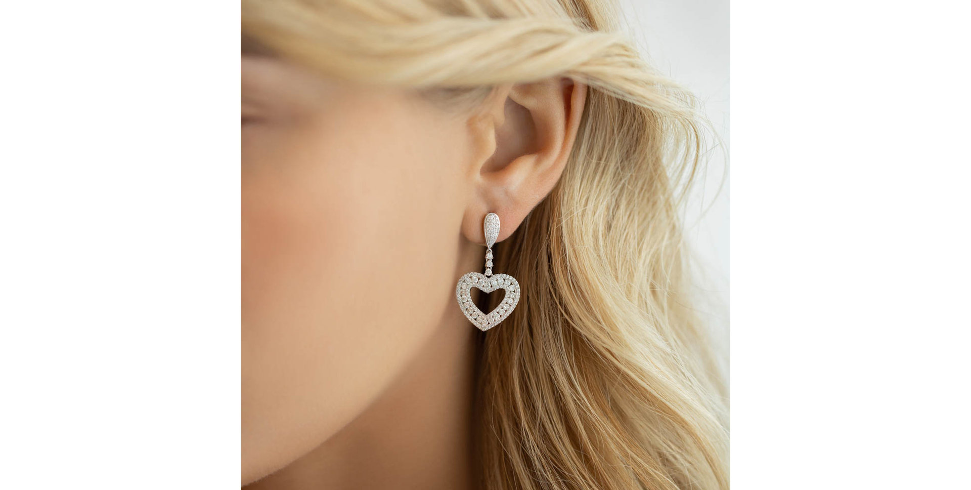 Náušnice s diamantmi Fayth