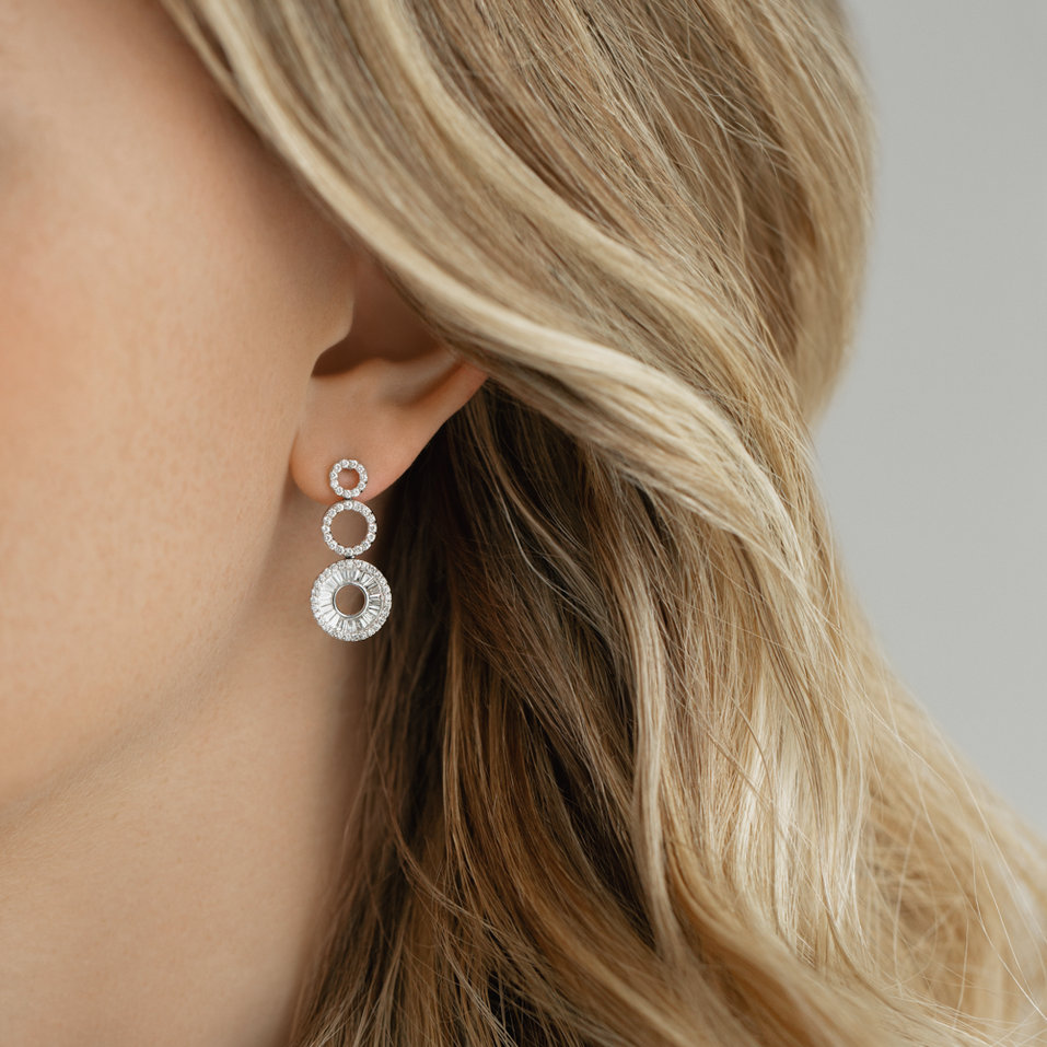 Náušnice s diamantmi Roma