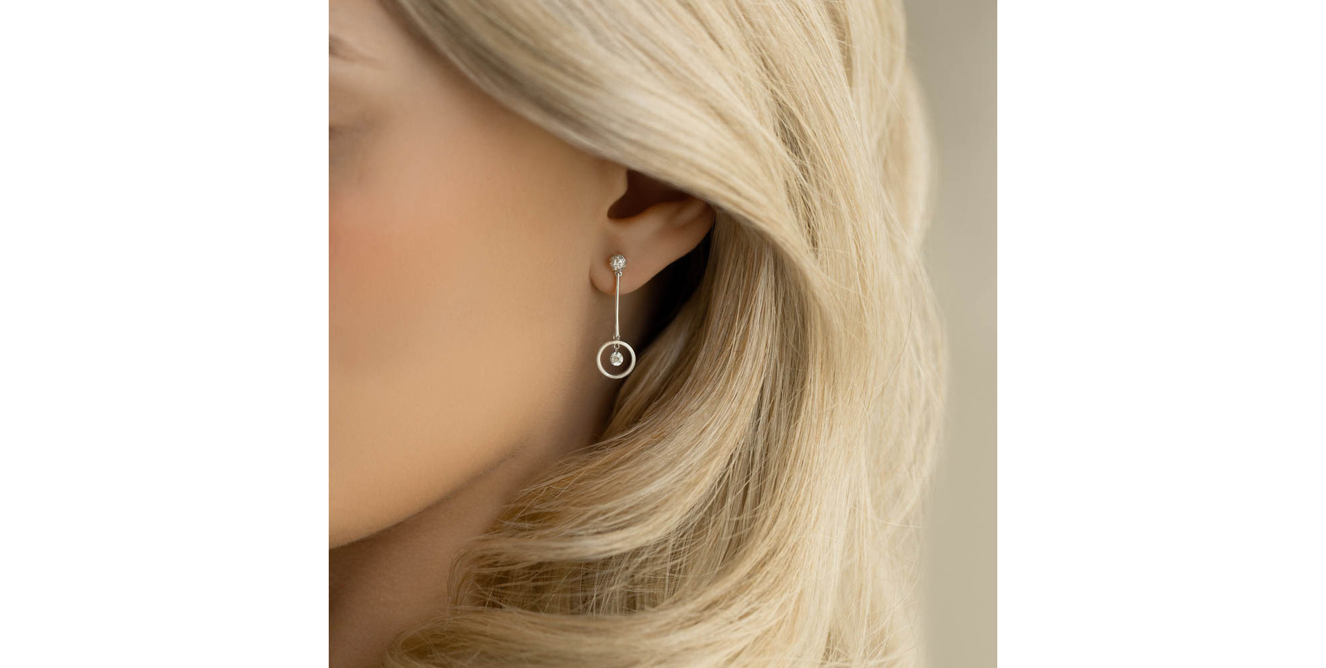 Náušnice s diamantmi Shine Hope