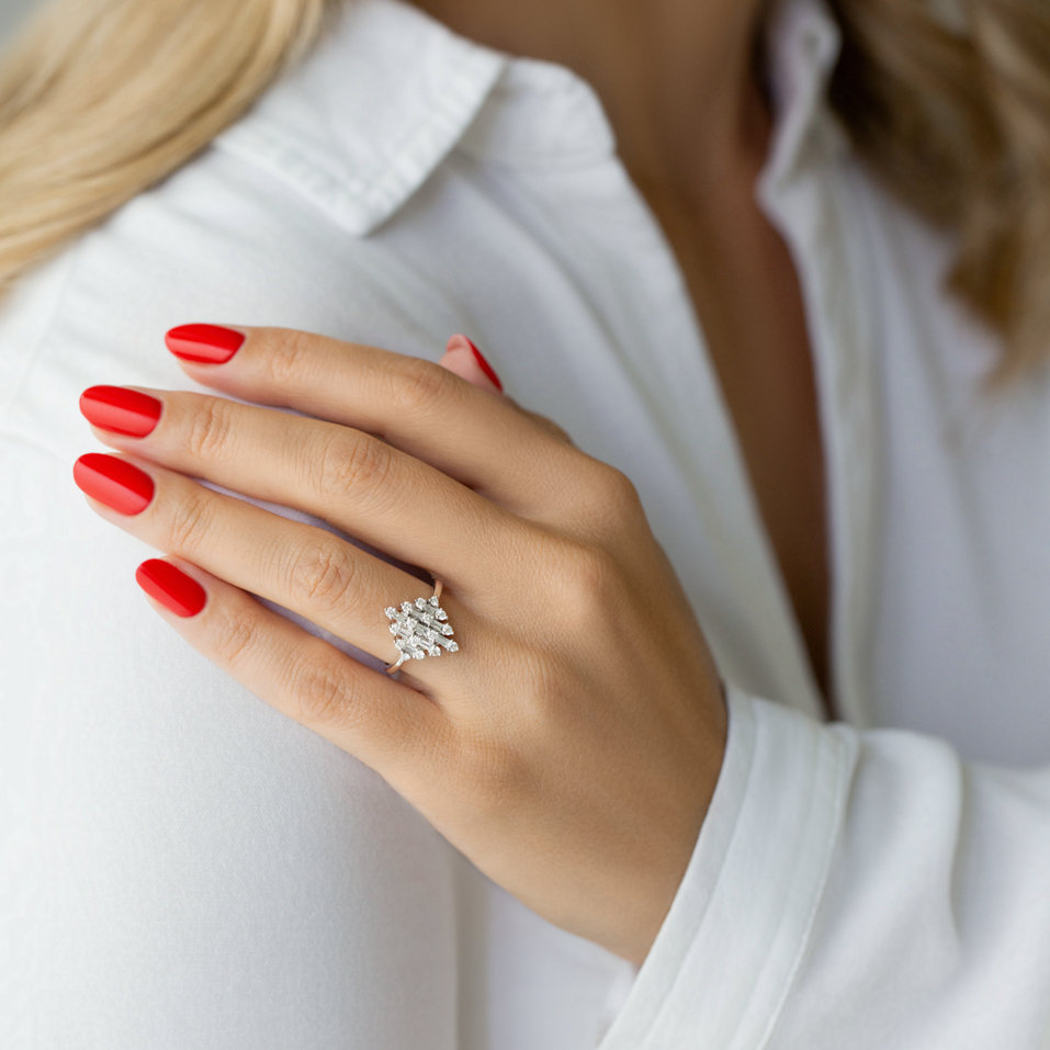 Prsteň s diamantmi Glory Chorus