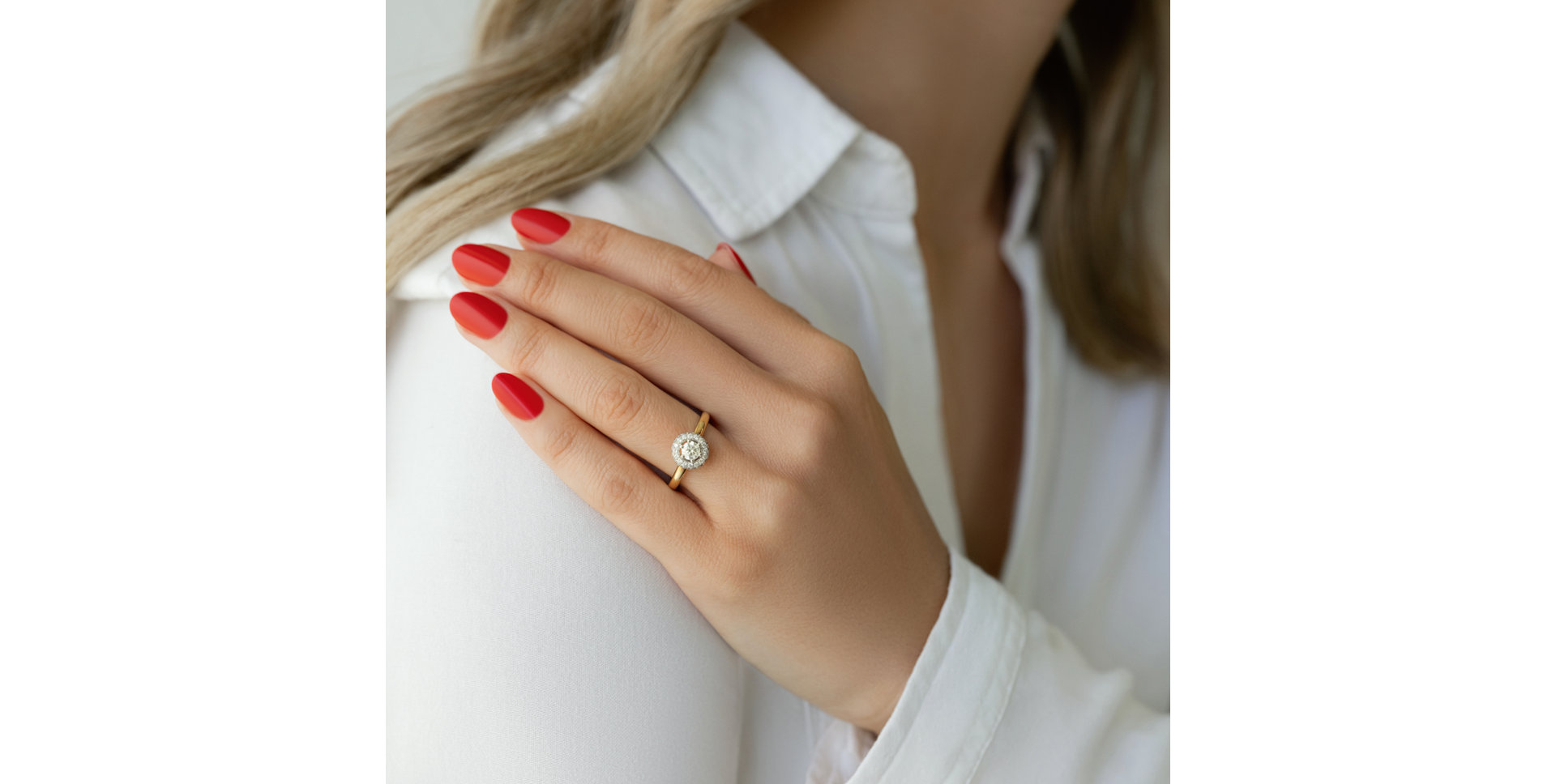 Prsteň s diamantmi Celestielle