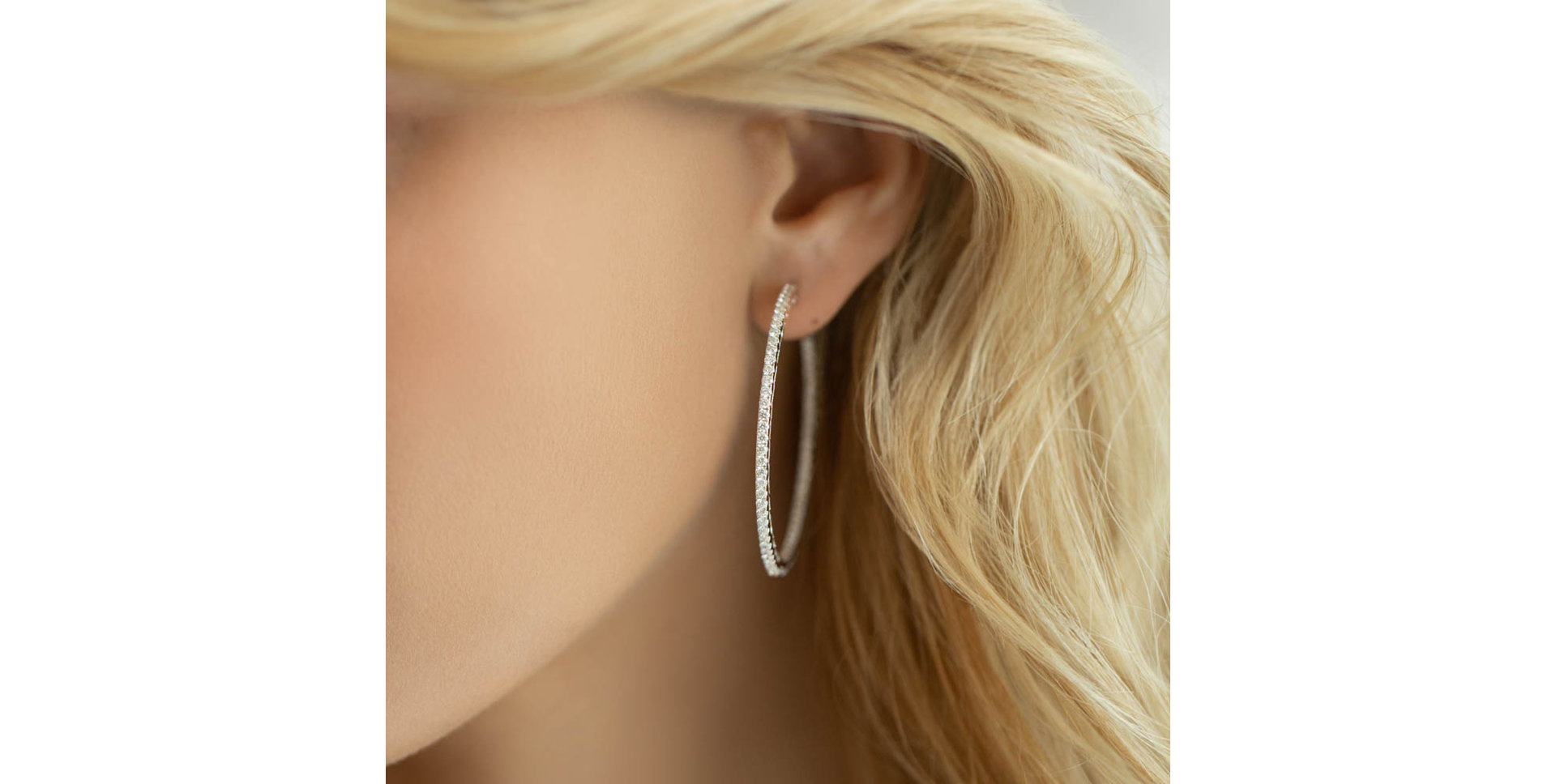 Náušnice s diamantmi Glossy Rain