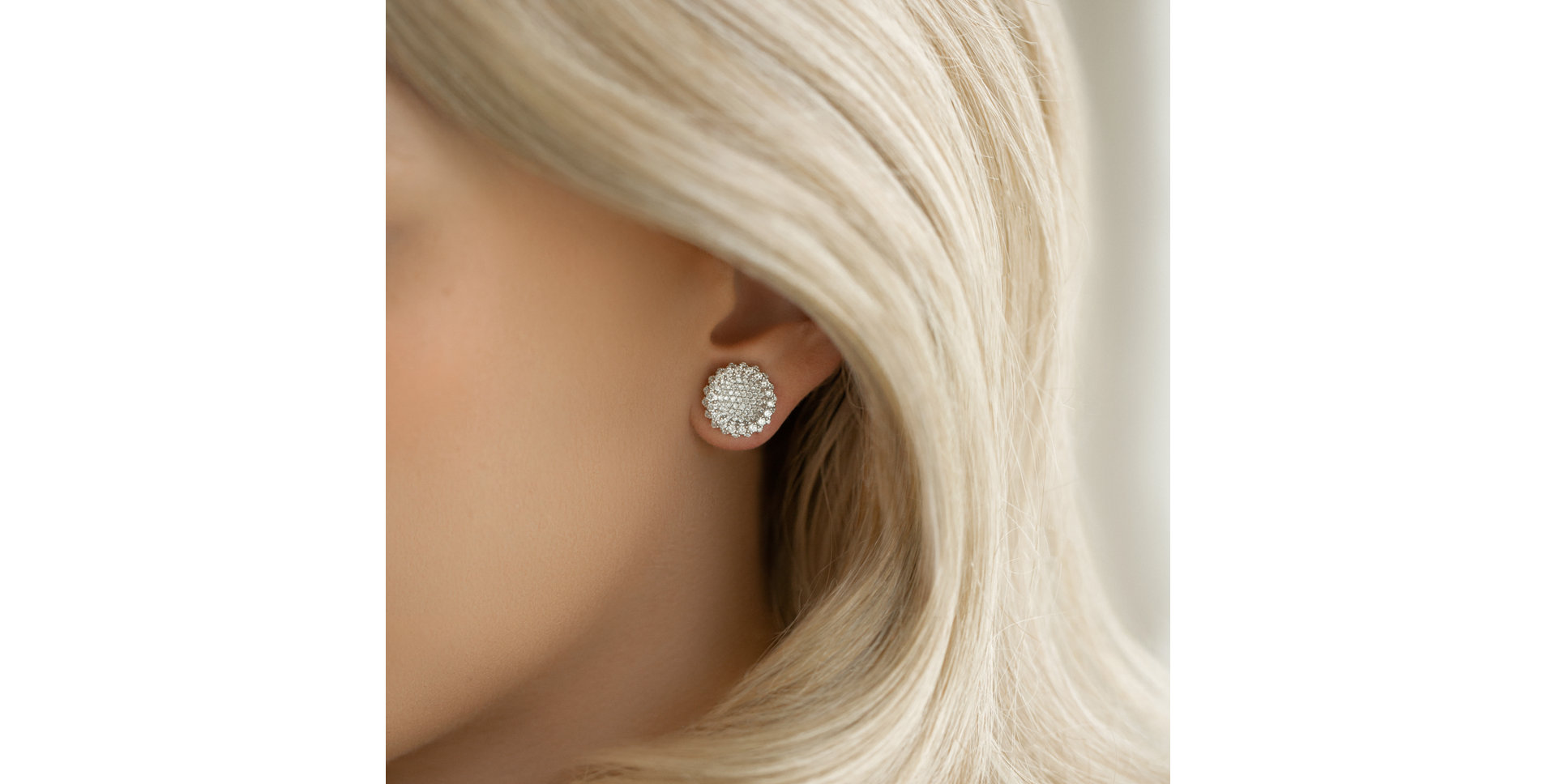 Náušnice s diamantmi Braiden