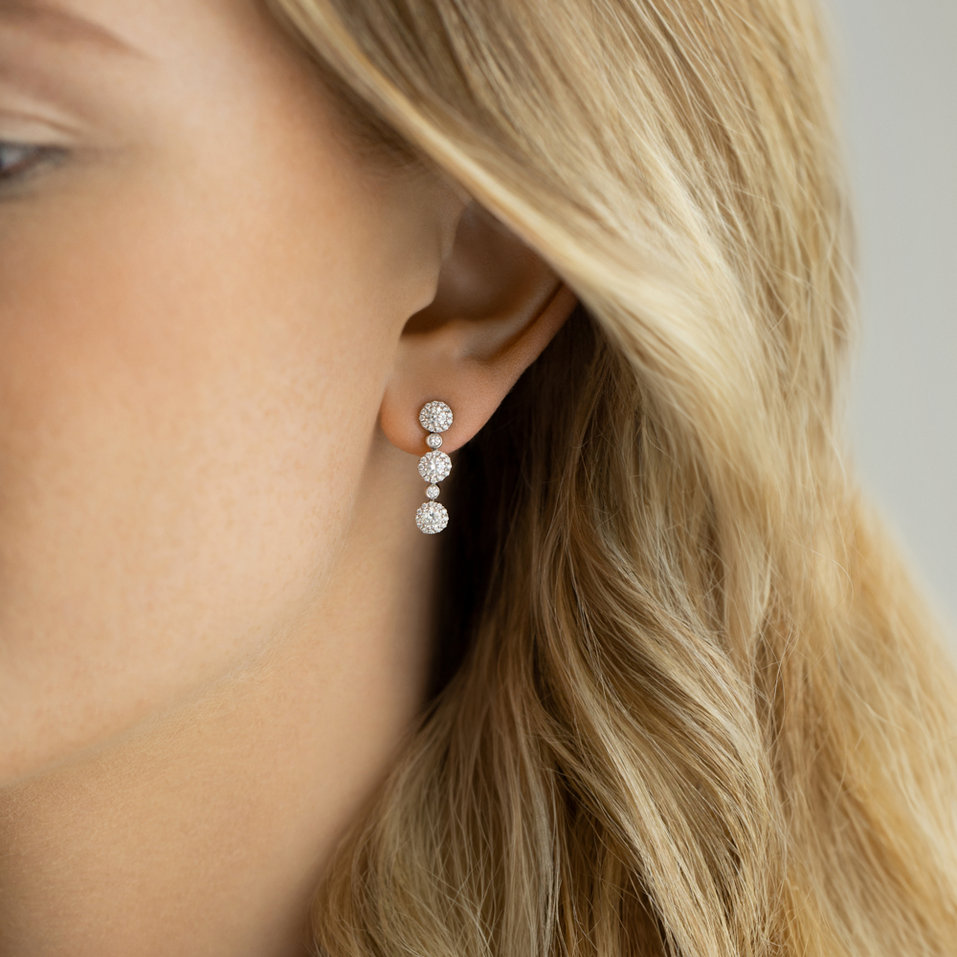 Náušnice s diamantmi Norberto