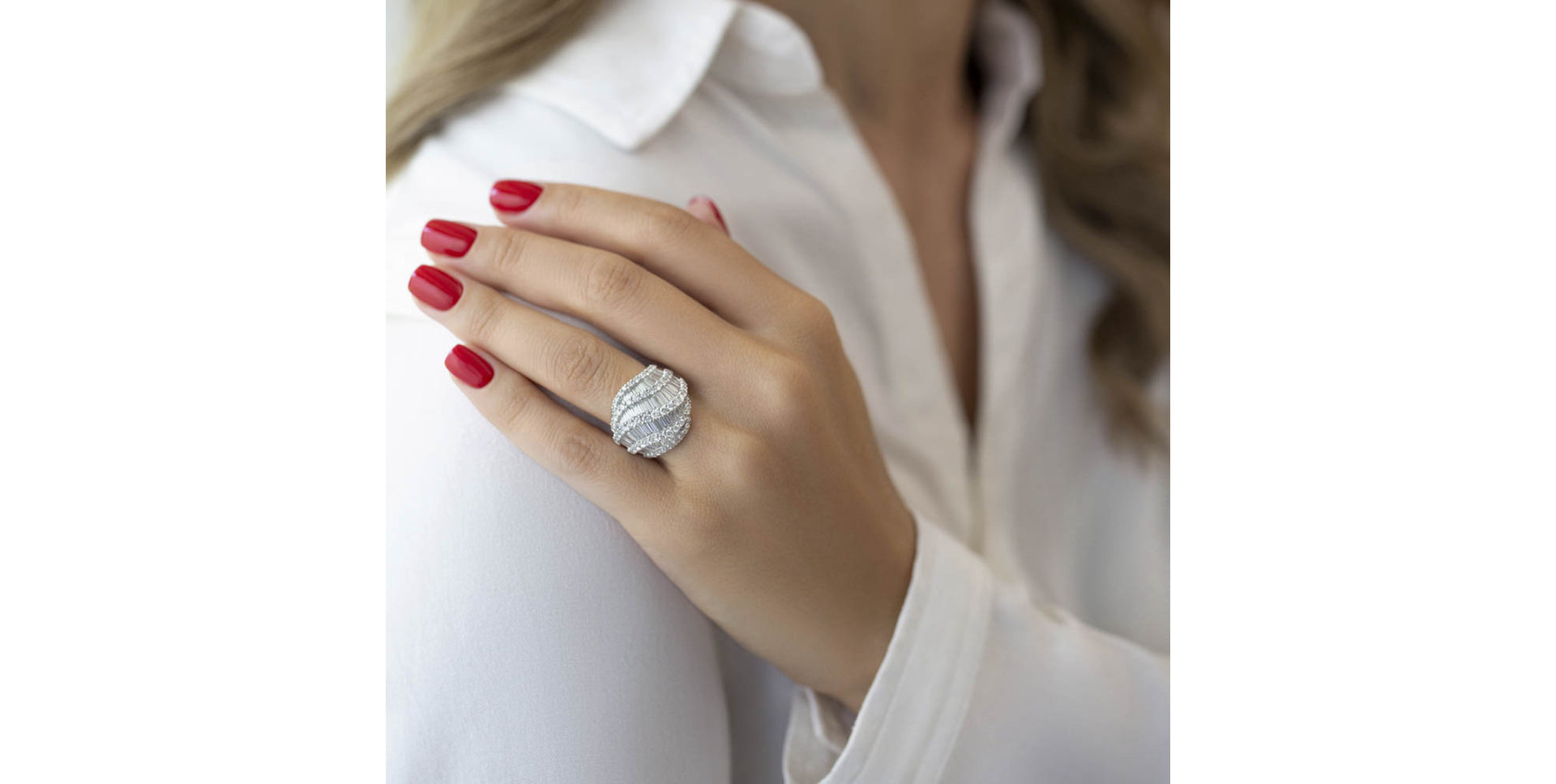 Prsteň s diamantmi Beautiful Ela