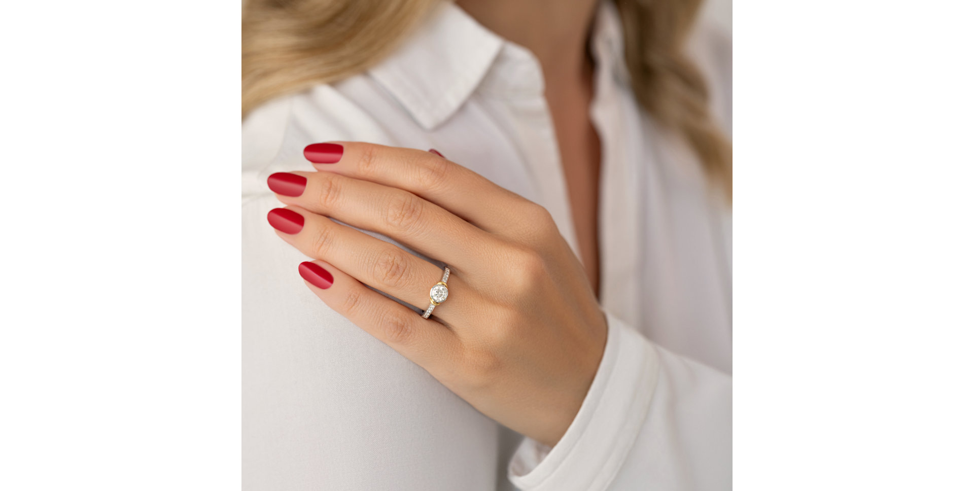 Prsteň s diamantmi Eudocia