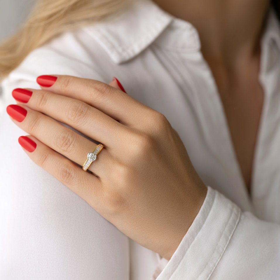 Prsteň s diamantmi Dreamy Spell