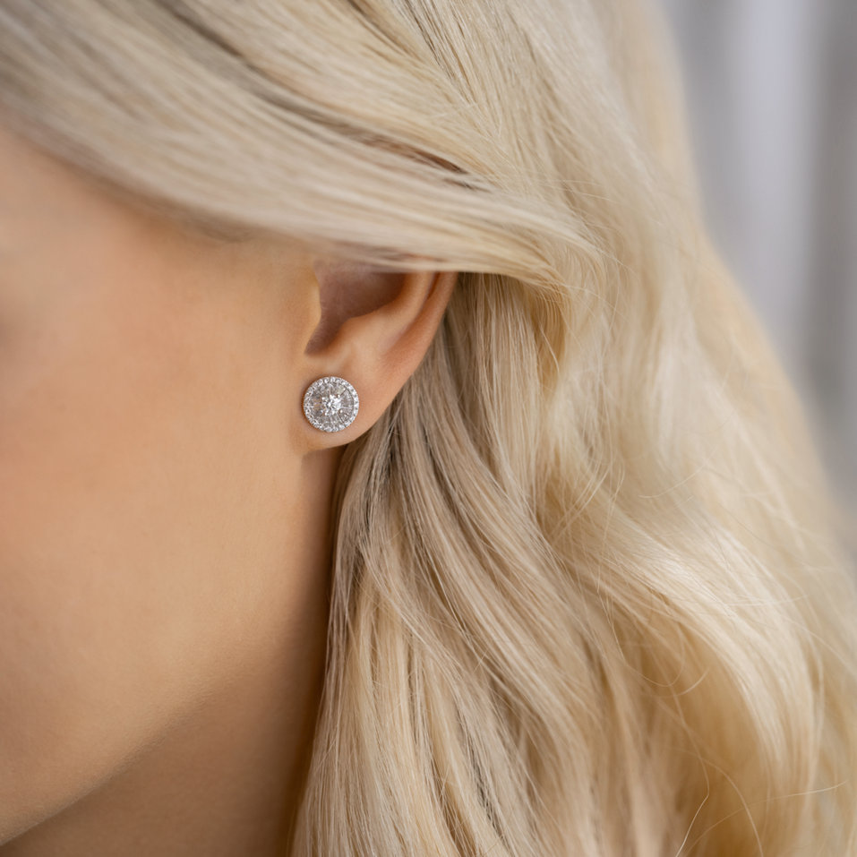 Náušnice s diamantmi Adlai