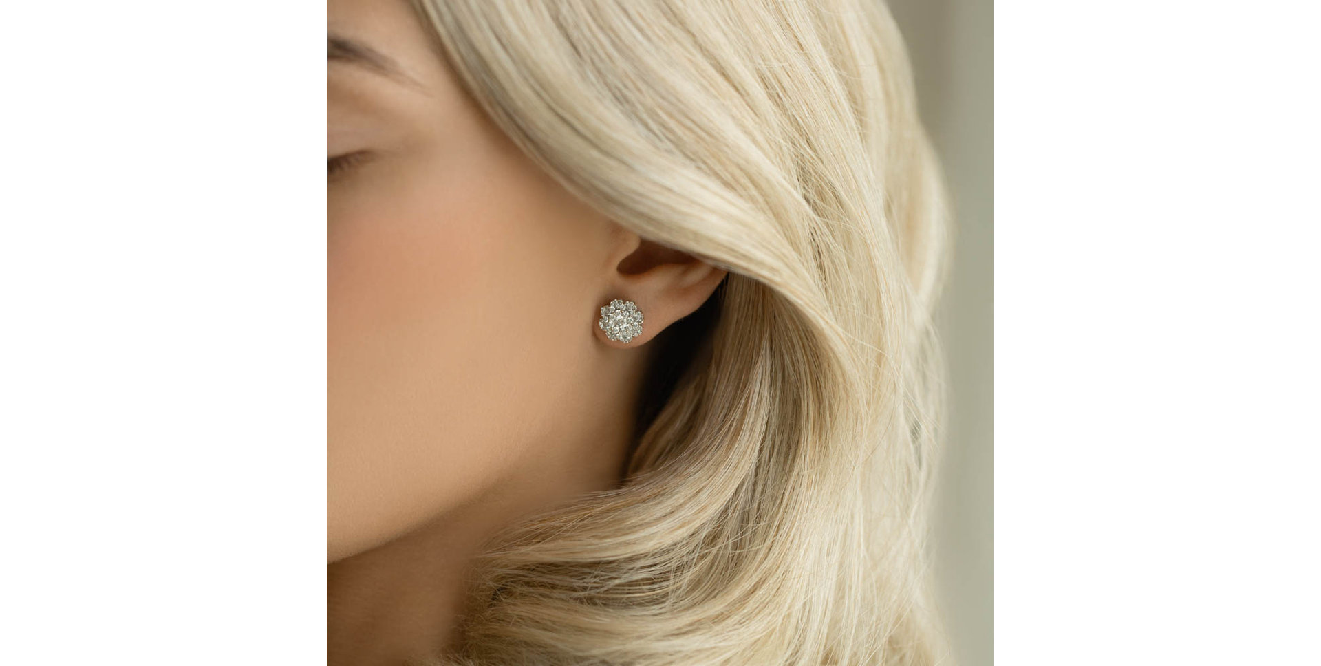 Náušnice s diamantmi Elena