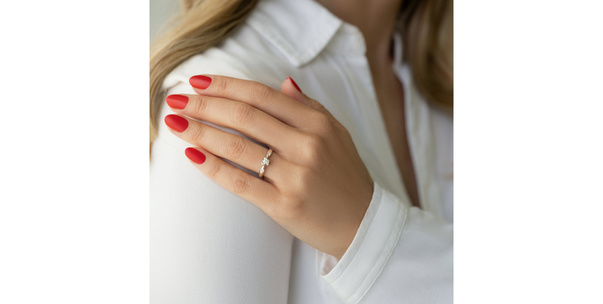 Prsteň s diamantmi Geneva