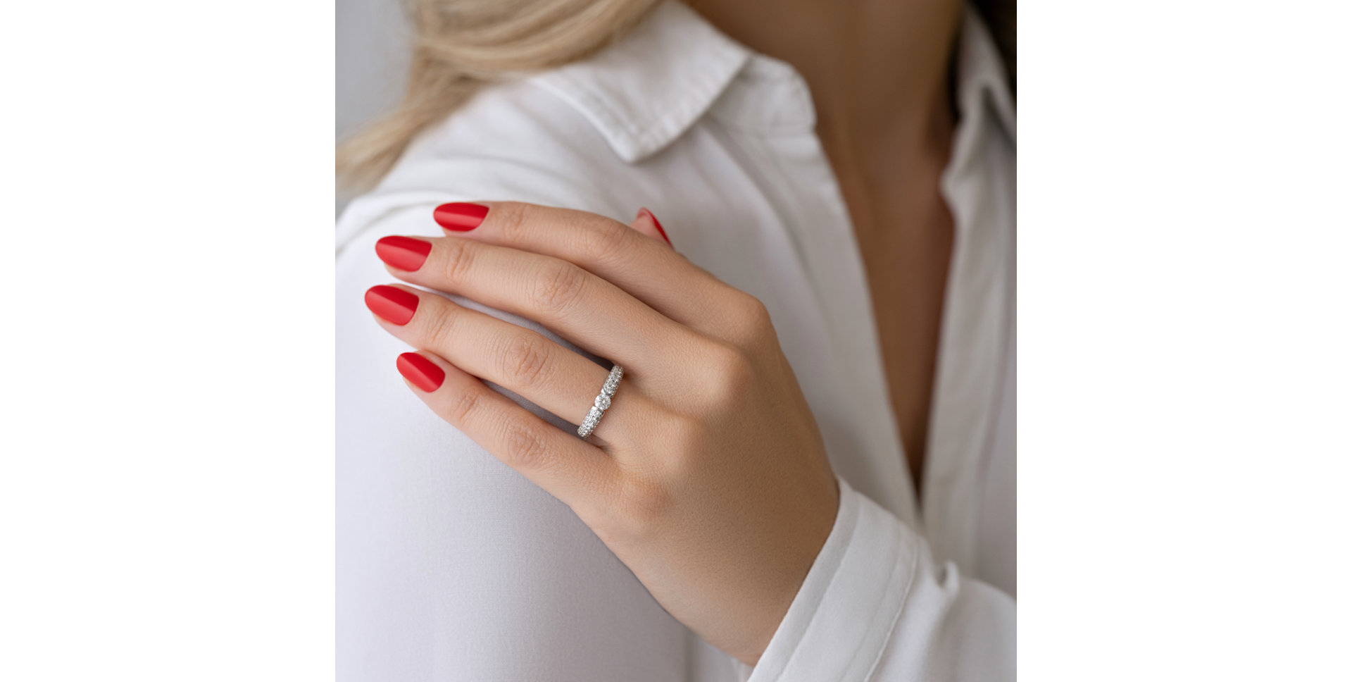 Prsteň s diamantmi Adrianne