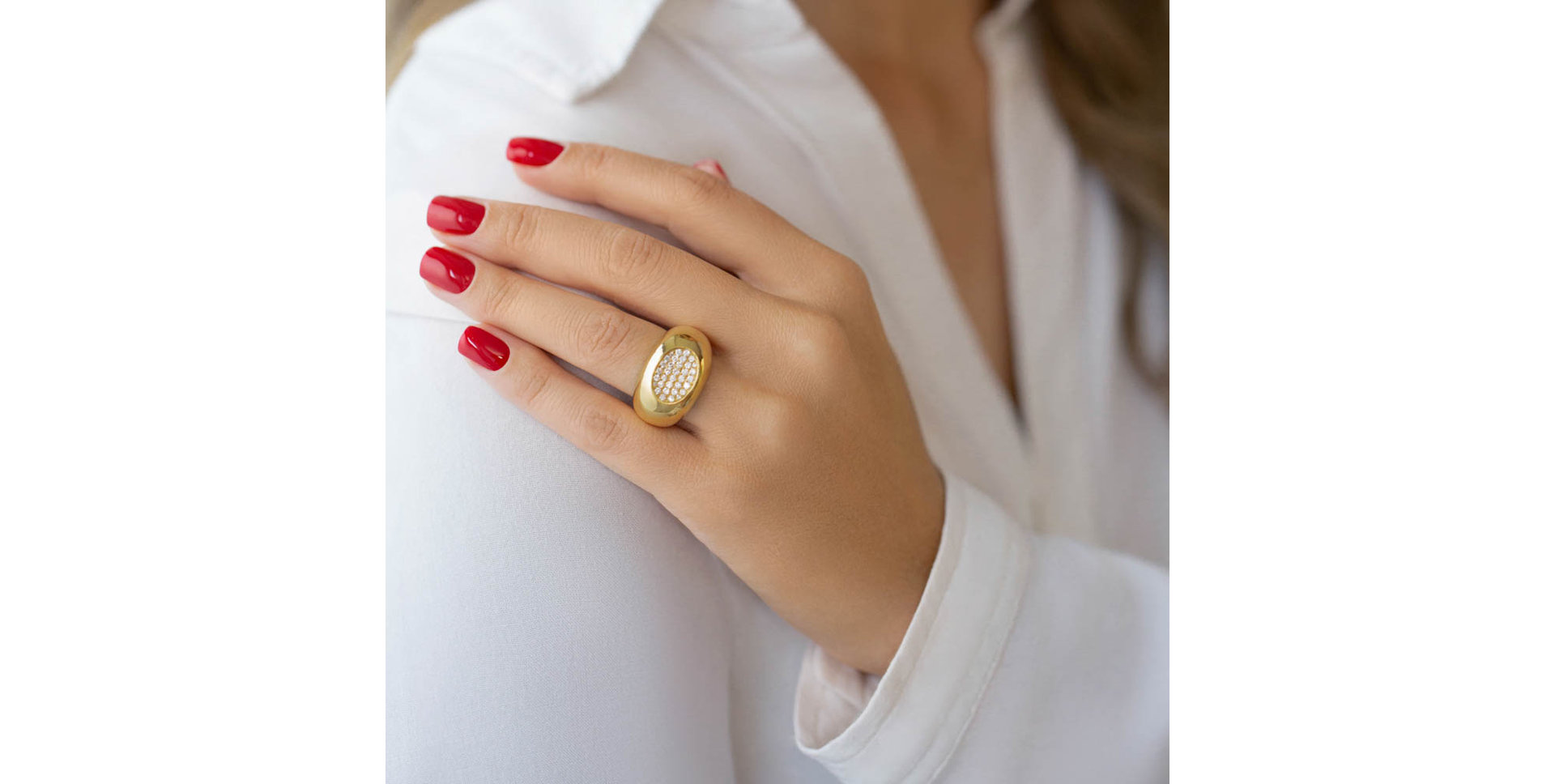 Prsteň s diamantmi Dion