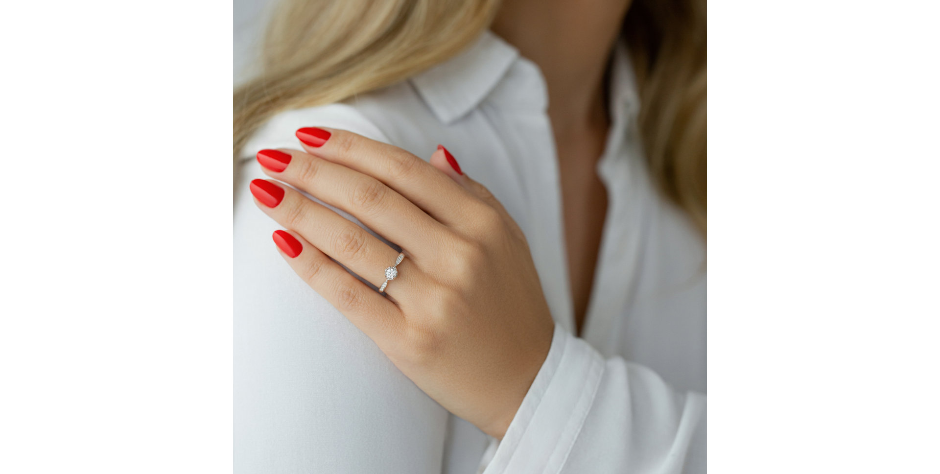 Prsteň s diamantmi Zoe