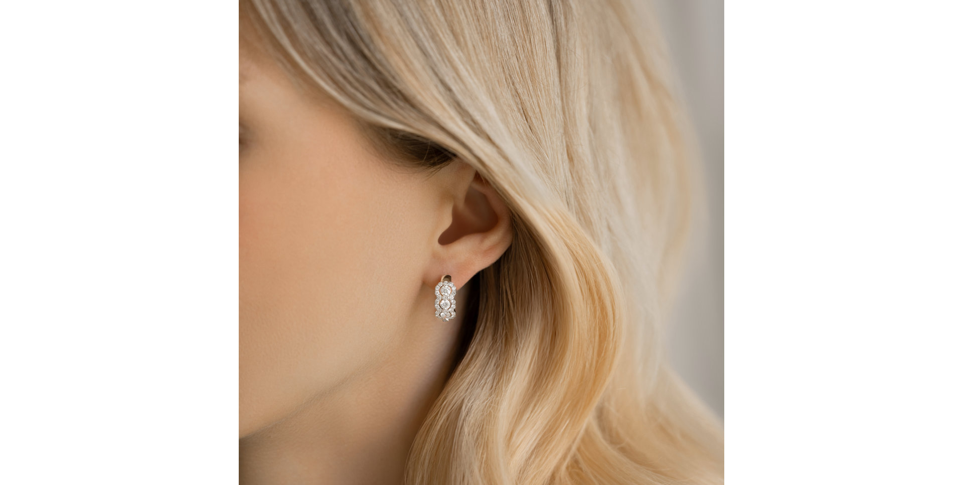 Náušnice s diamantmi Gentle Gleam