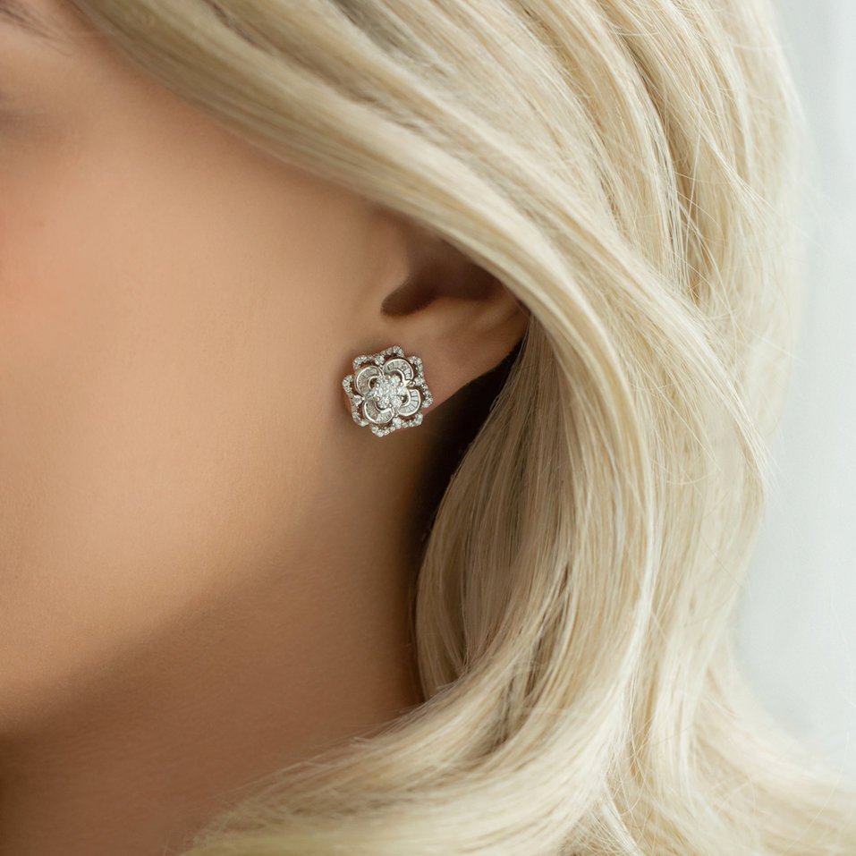 Náušnice s diamantmi Cuthbert