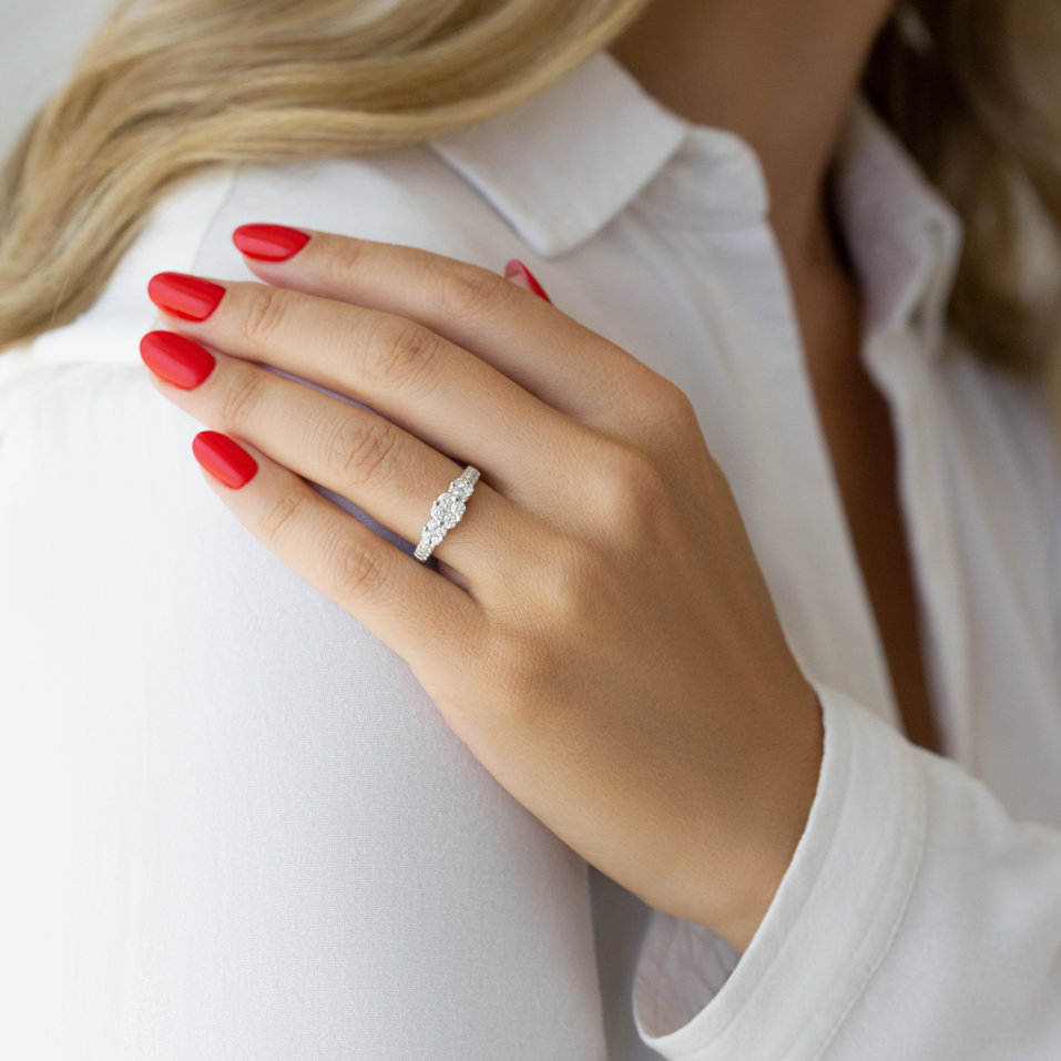 Prsteň s diamantmi Wynn