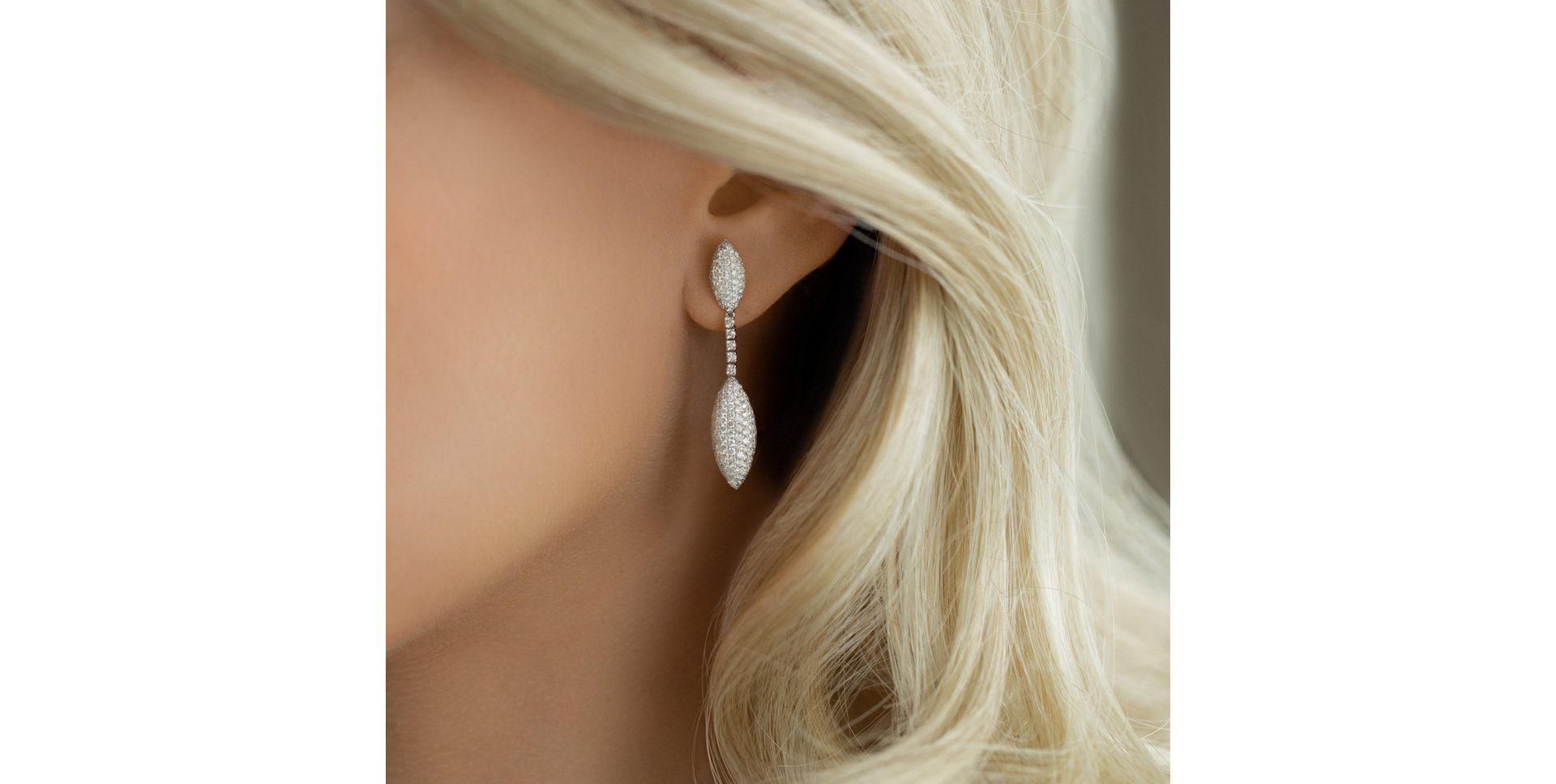 Náušnice s diamantmi Natural Bethany