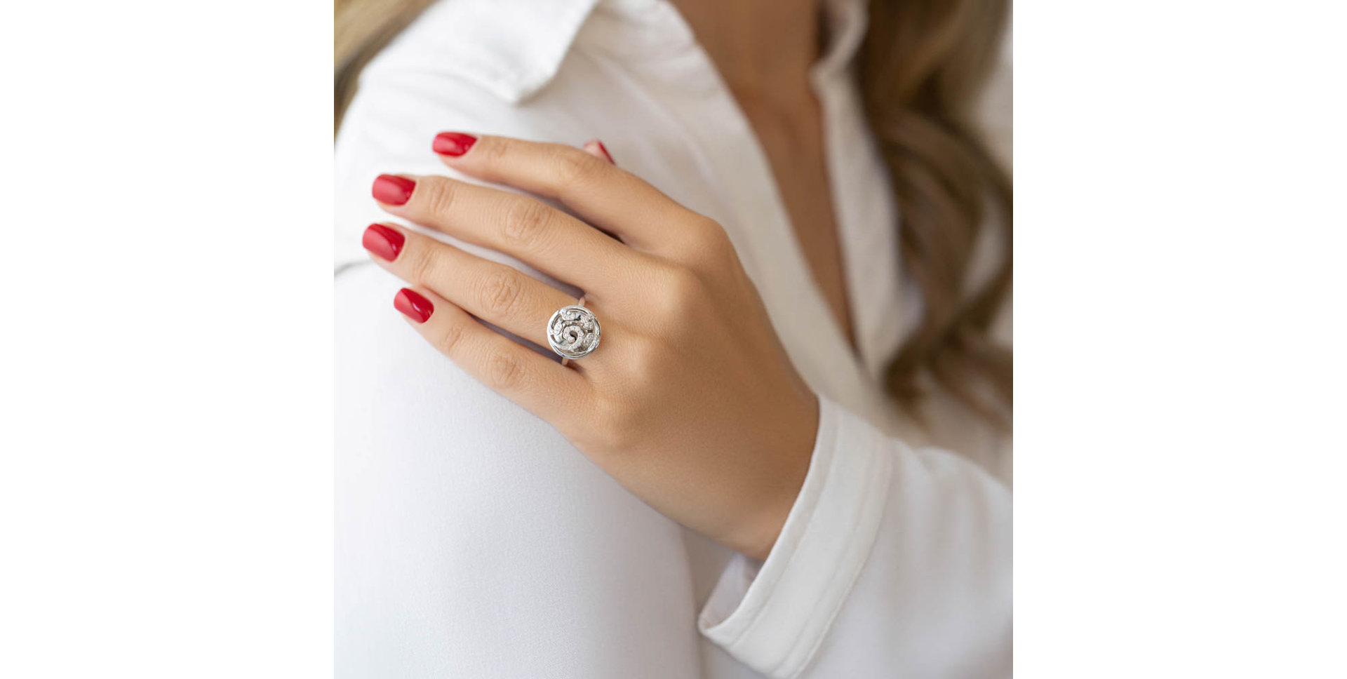 Prsteň s diamantmi Koby