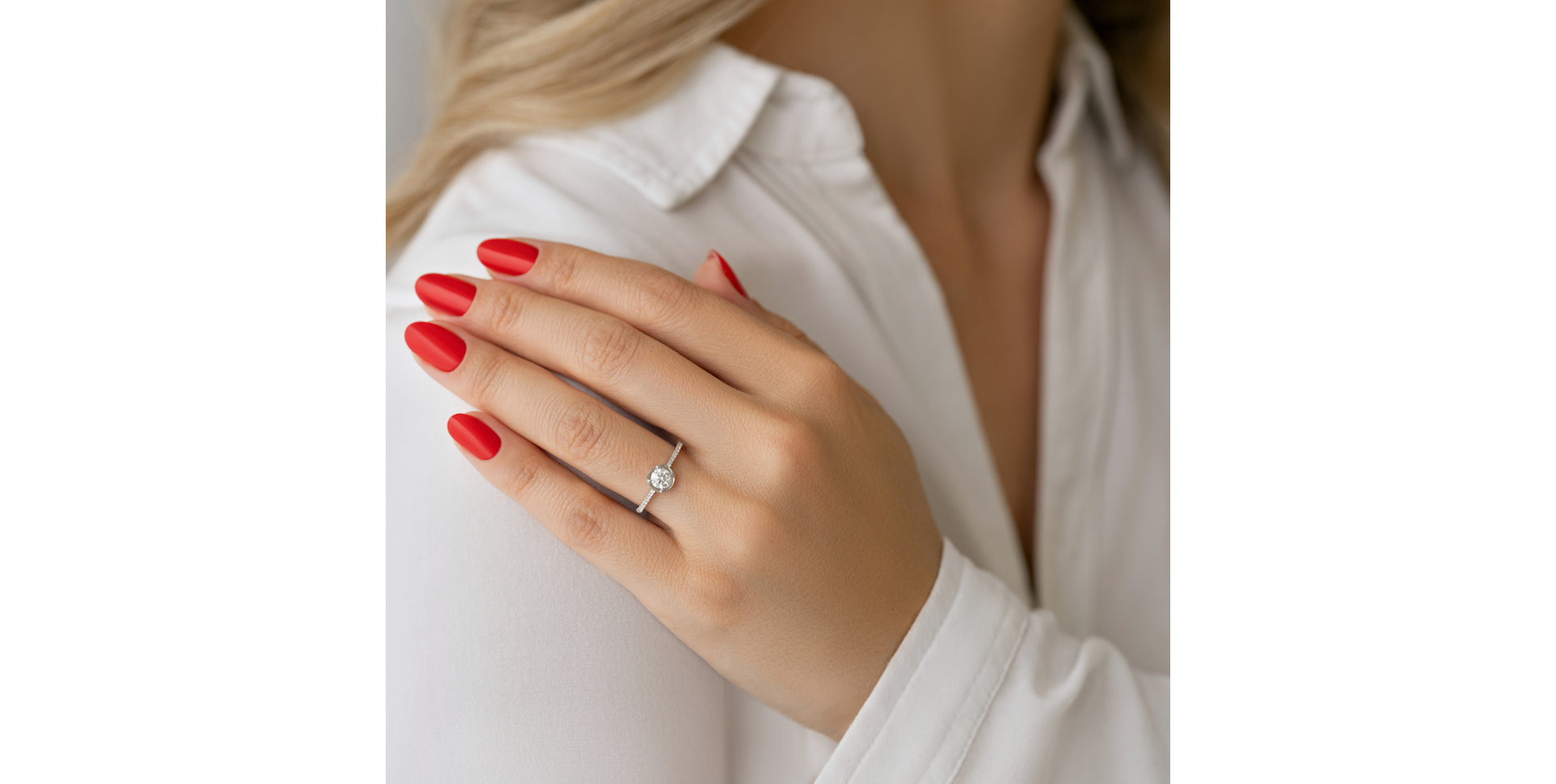 Prsteň s diamantmi Nareida