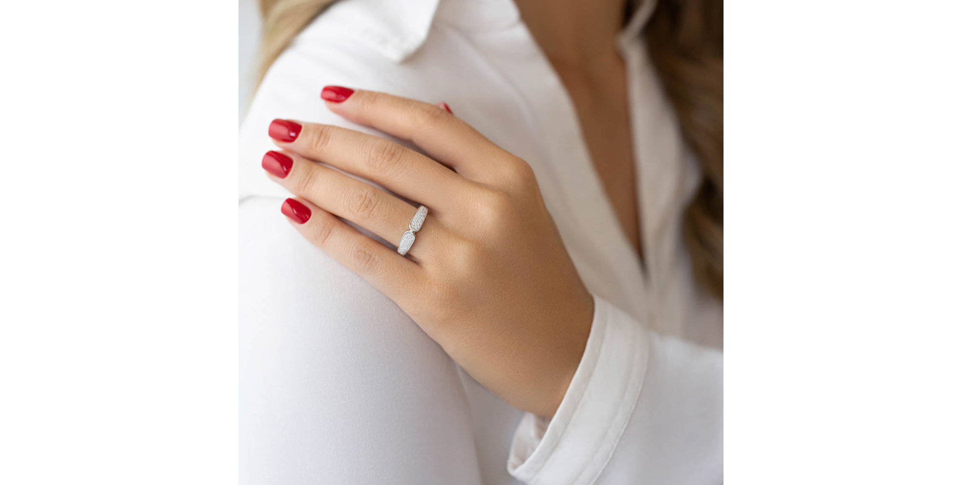 Prsteň s diamantmi Angélique