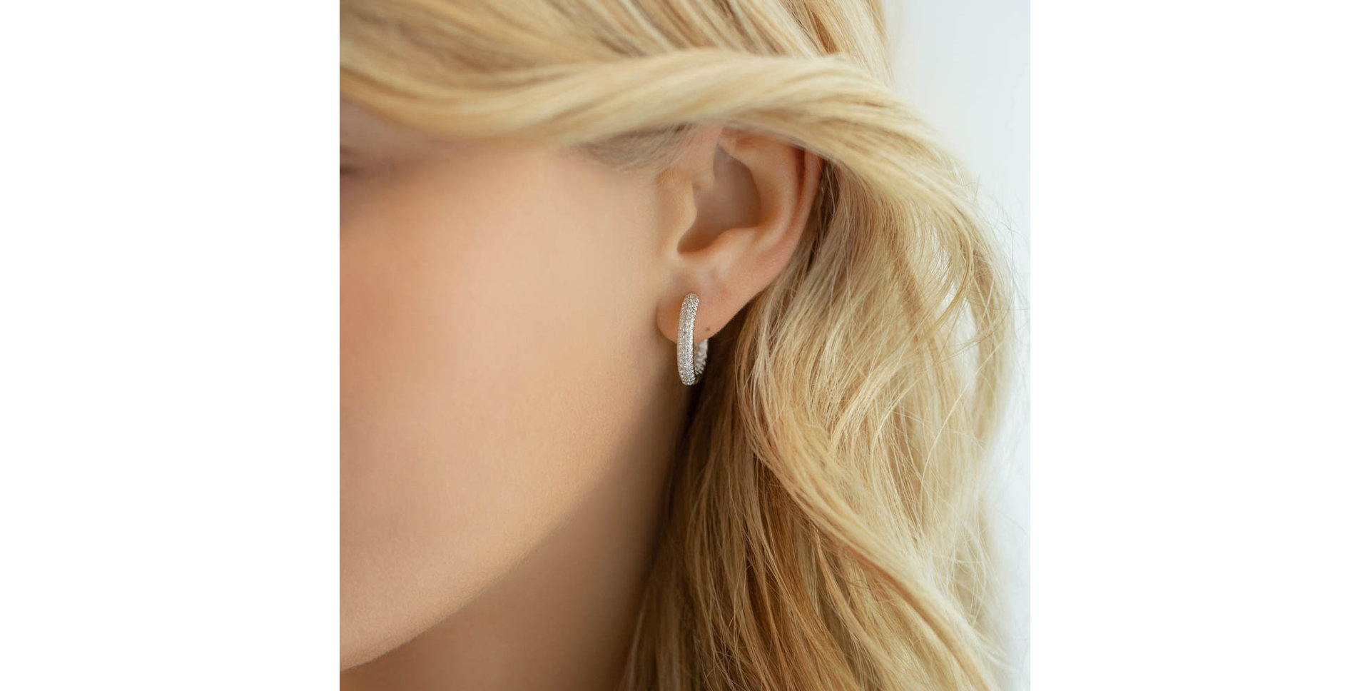 Náušnice s diamantmi Shiny Night